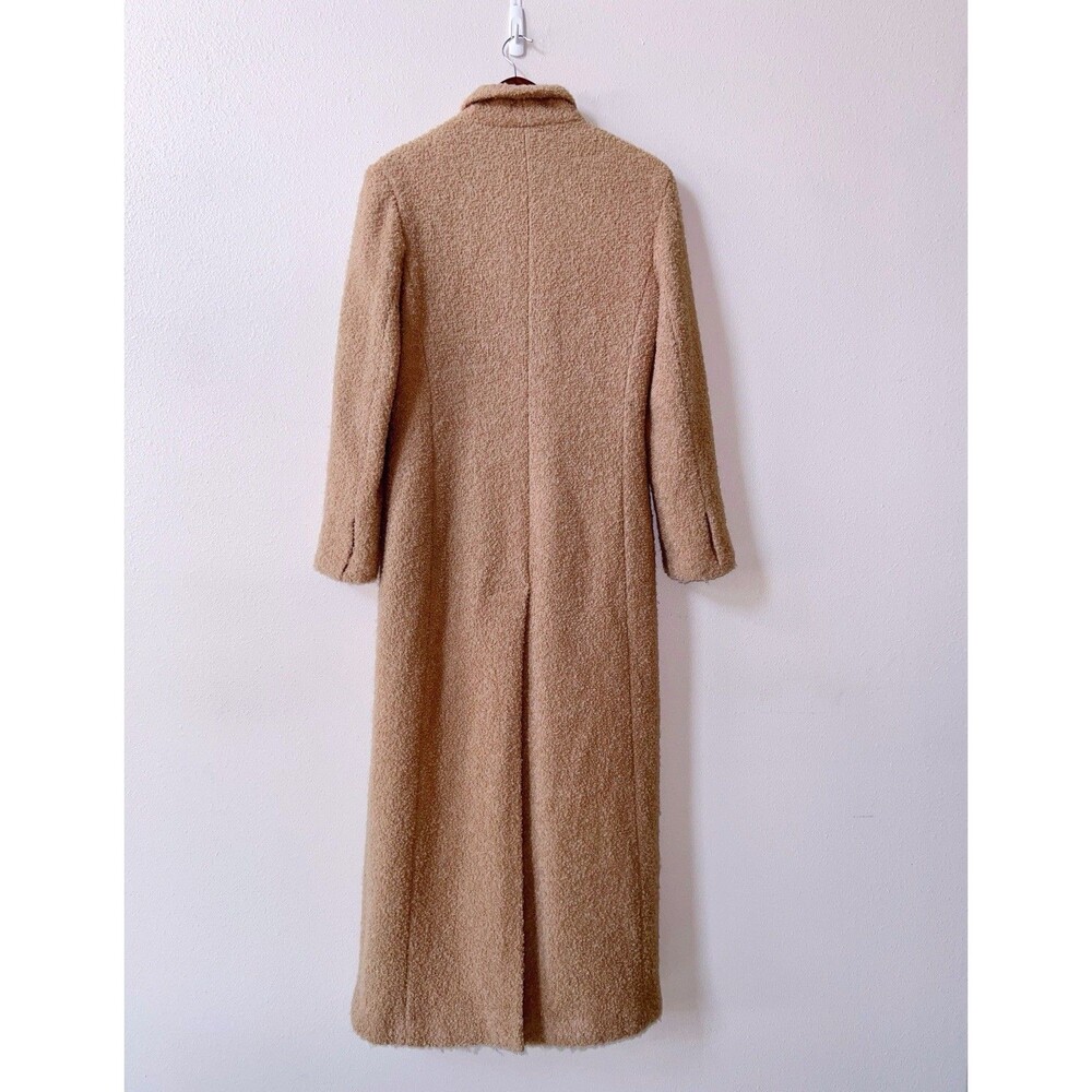 DALE DRESSIN Vintage Maxi Coat Small Curly Wool Boucle Long Duster USA - Picture 6 of 9